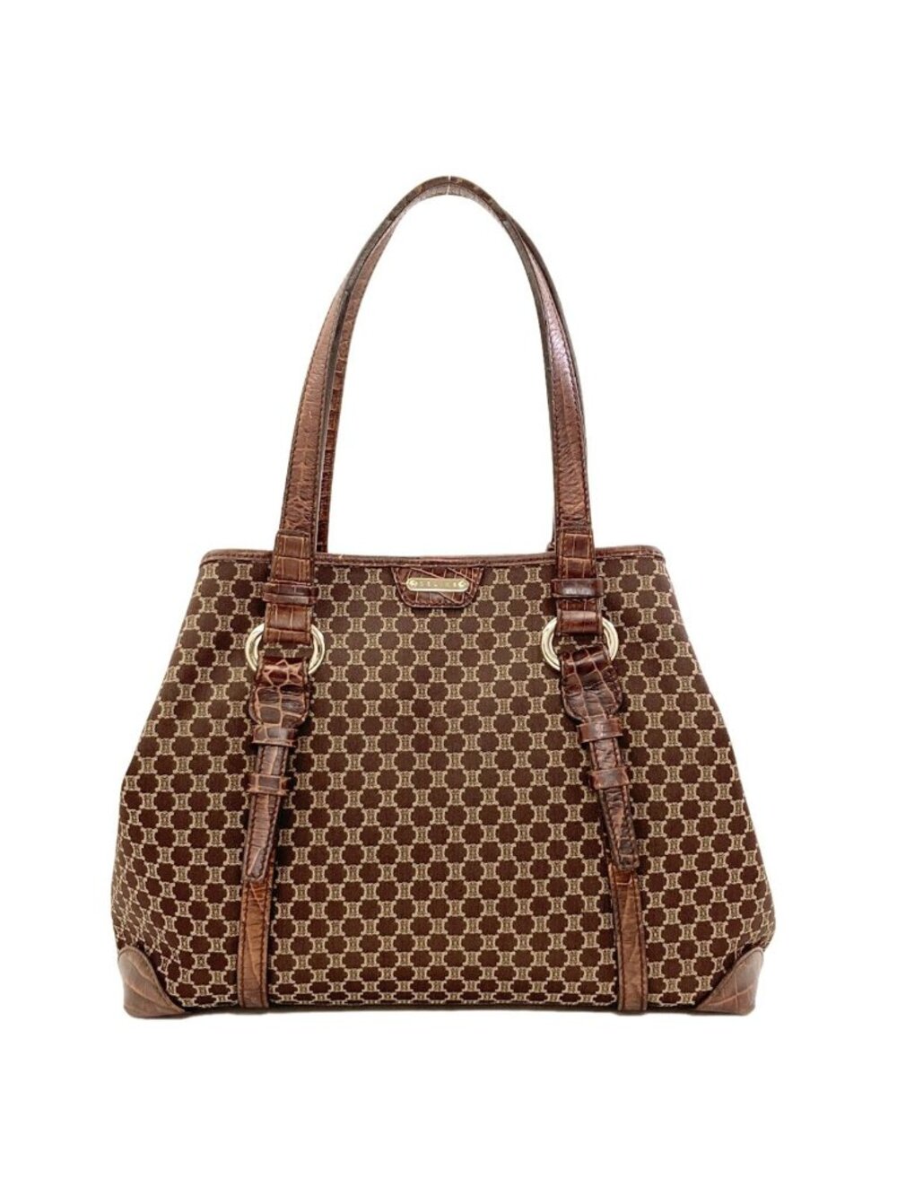 Celine Macadam Pattern Tote Canvas